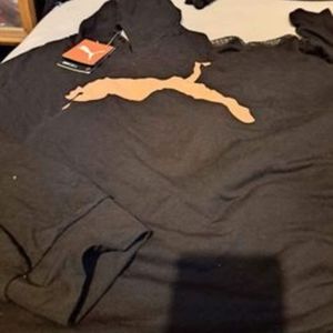 Puma Hoodie black and rose  gold